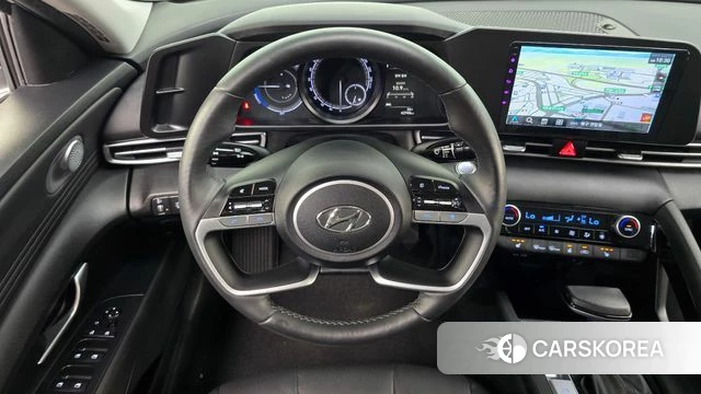Hyundai Avante Hybrid (CN7) 2023 Белый из Кореи, фото 4