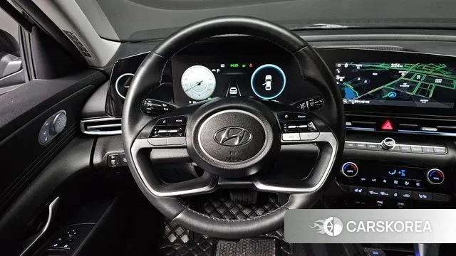 Hyundai Avante Hybrid (CN7) 2021 Черный из Кореи, фото 4