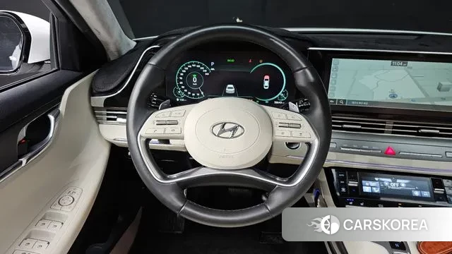 Hyundai The New Grandeur IG Hybrid 2022 Белый из Кореи, фото 4