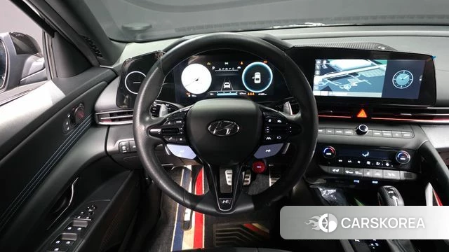 Hyundai Avante (CN7) 2023 Черный из Кореи, фото 4