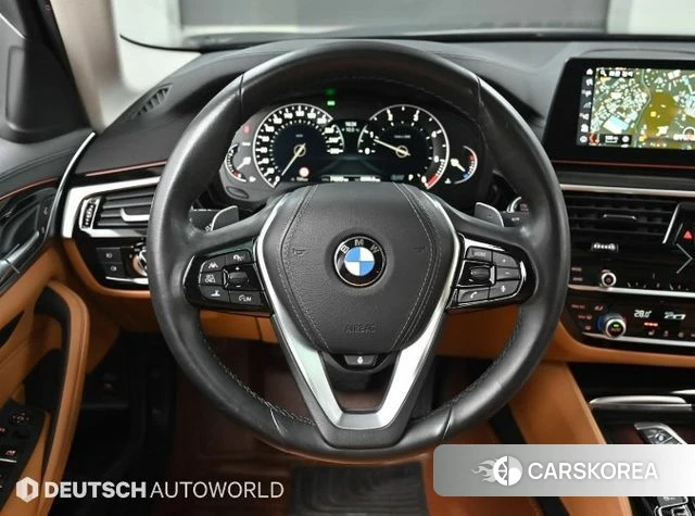 BMW 5 Series (G30) 2018 Синий из Кореи, фото 4