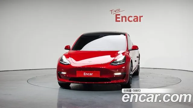 Tesla Model 3 2020 Красный из Кореи, фото 4