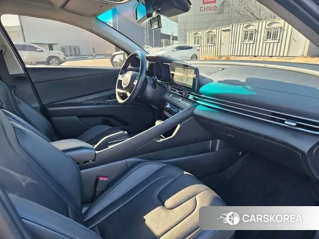 Hyundai Avante (CN7) 2020 Темно-зеленый из Кореи, фото 4