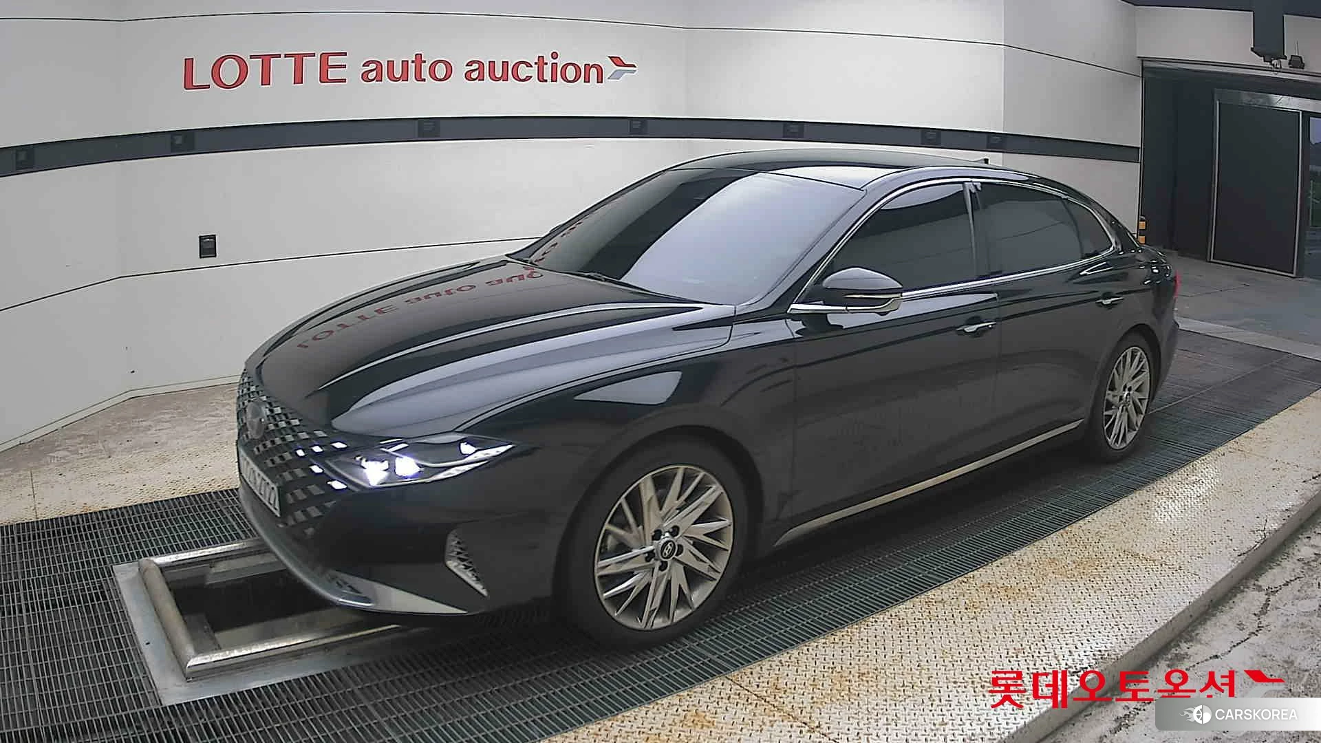 Hyundai Grandeur 2023 Abyss Black Pearl из Кореи, фото 4