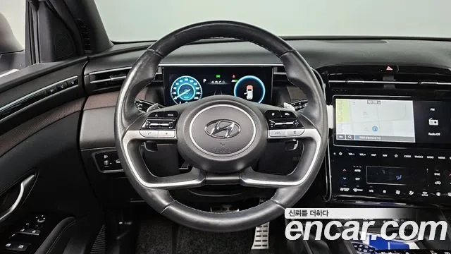 Hyundai Tucson Hybrid (NX4) 2021 Белый из Кореи, фото 4