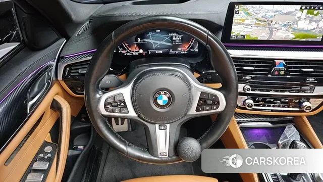 BMW 5 Series (G30) 2021 Синий из Кореи, фото 4