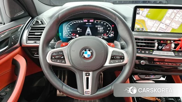 BMW X4M (G02) 2023 Черный из Кореи, фото 4