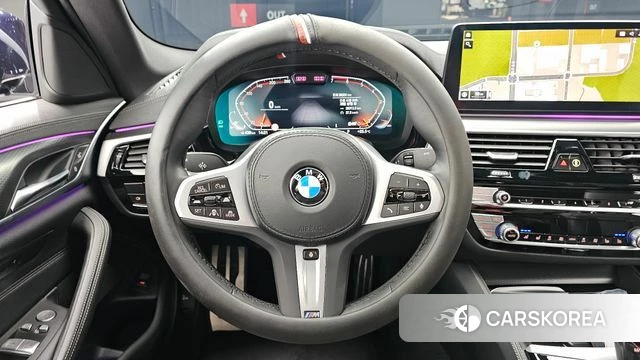 BMW 5 Series (G30) 2023 Синий из Кореи, фото 4