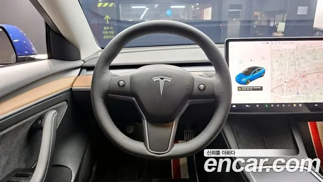 Tesla Model 3 2021 Синий из Кореи, фото 4
