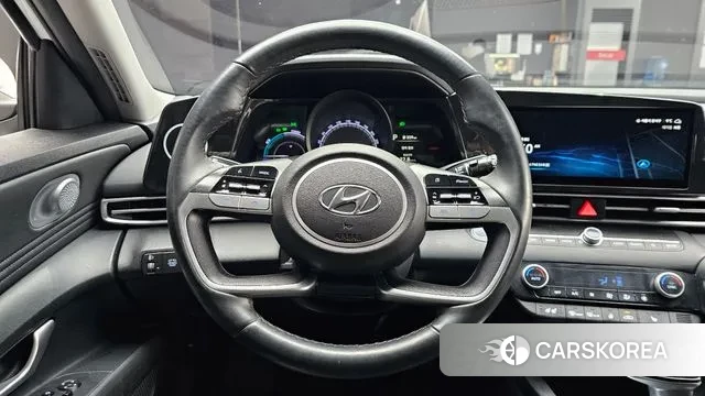 Hyundai Avante Hybrid (CN7) 2021 Белый из Кореи, фото 4