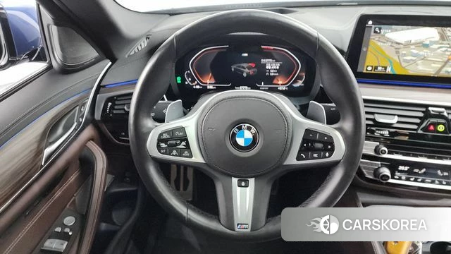 BMW 5 Series (G30) 2021 Синий из Кореи, фото 4