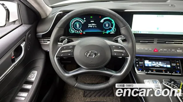 Hyundai The New Grandeur IG Hybrid 2020 Белый из Кореи, фото 4