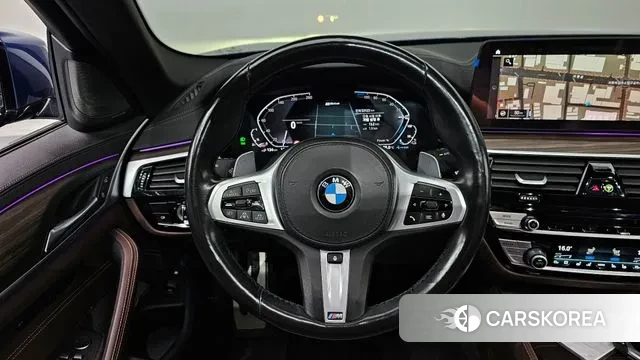 BMW 5 Series (G30) 2021 Синий из Кореи, фото 4