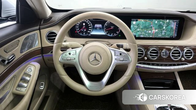 Mercedes-Benz S-Class W222 2019 Темно-зеленый из Кореи, фото 4