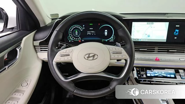 Hyundai The New Grandeur IG Hybrid 2022 Белый из Кореи, фото 4