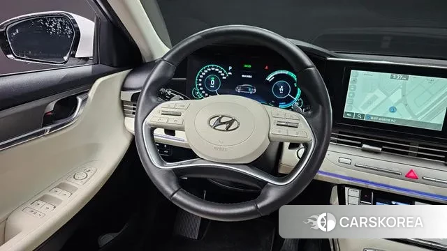 Hyundai The New Grandeur IG Hybrid 2021 Белый из Кореи, фото 4
