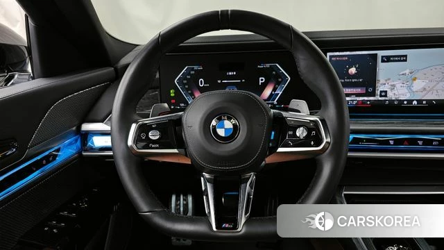 BMW 7 Series (G70) 2024 Черный из Кореи, фото 4