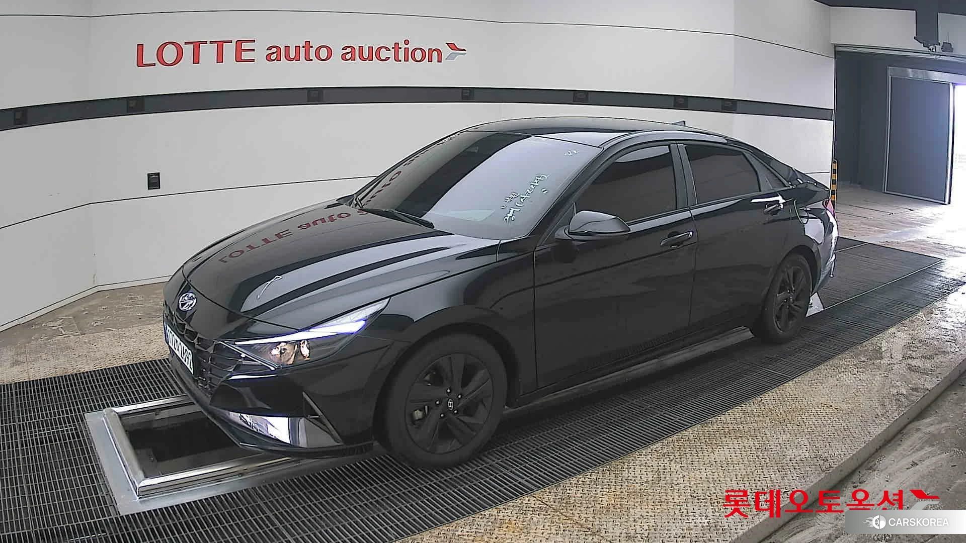 Hyundai Avante Hybrid 2023 Phantom Black Pearl из Кореи, фото 4