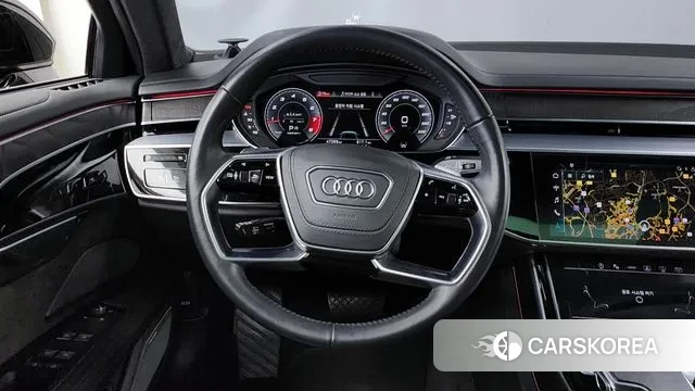 Audi A8 (D5) 2021 Черный из Кореи, фото 4