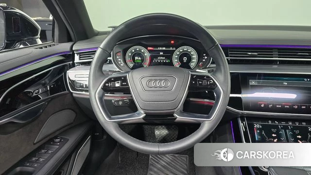 Audi A8 (D5) 2021 Черный из Кореи, фото 4