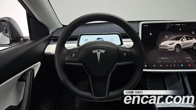 Tesla Model Y 2022 Белый из Кореи, фото 4