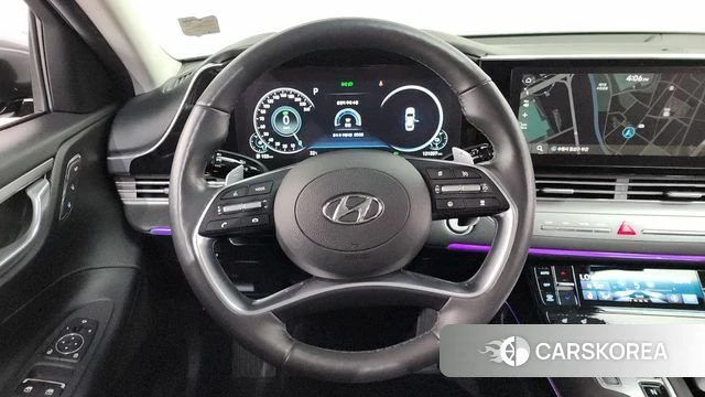 Hyundai The New Grandeur IG Hybrid 2021 Серый из Кореи, фото 4