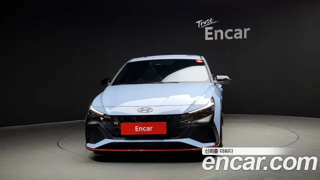 Hyundai Avante (CN7) 2022 Небесно-голубой из Кореи, фото 4