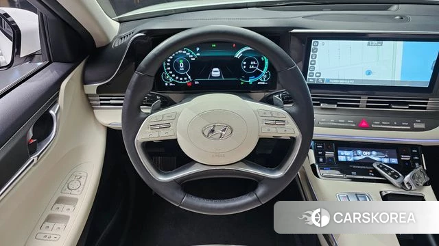 Hyundai The New Grandeur IG Hybrid 2022 Белый из Кореи, фото 4