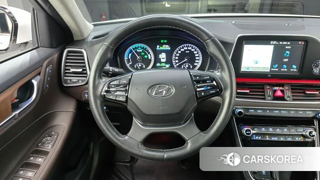 Hyundai Grandeur IG Hybrid 2018 Белый из Кореи, фото 4