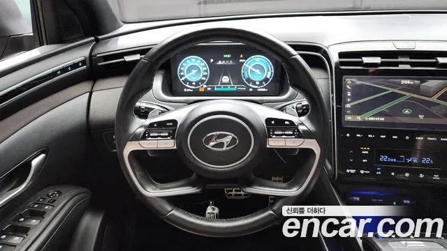 Hyundai Tucson Hybrid (NX4) 2020 Серебряный из Кореи, фото 4