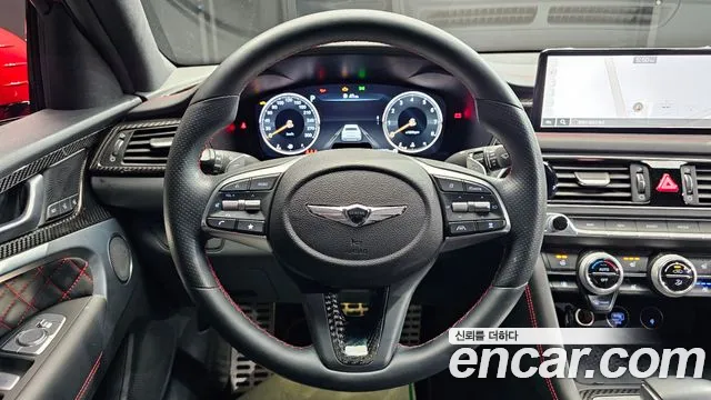 Genesis The New G70 2021 Красный из Кореи, фото 4