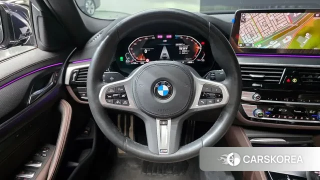 BMW 5 Series (G30) 2023 Черный из Кореи, фото 4