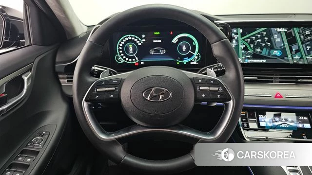 Hyundai The New Grandeur IG Hybrid 2022 Черный из Кореи, фото 4