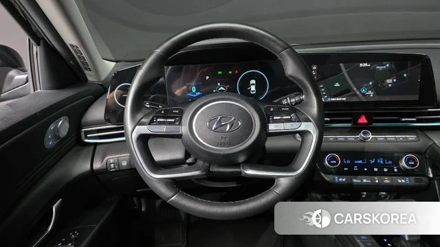Hyundai Avante Hybrid (CN7) 2023 Черный из Кореи, фото 4