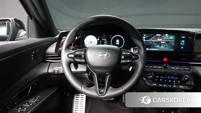 Hyundai The New Avante (CN7) 2024 Черный из Кореи, фото 4