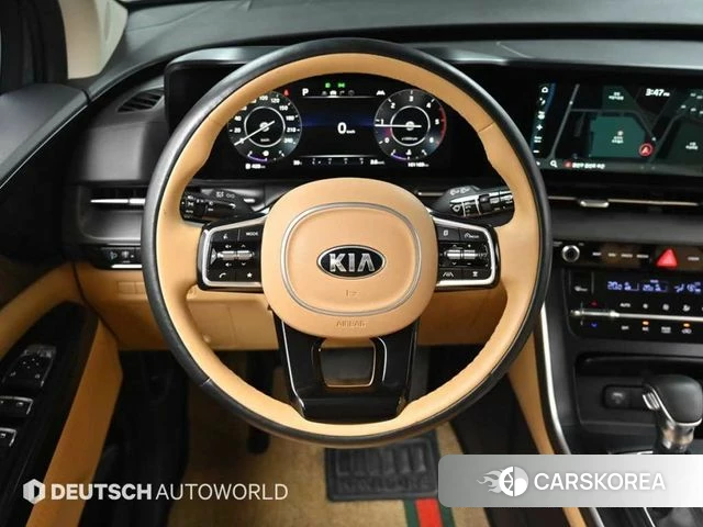 Kia Carnival 4th generation 2021 Небесно-голубой из Кореи, фото 4