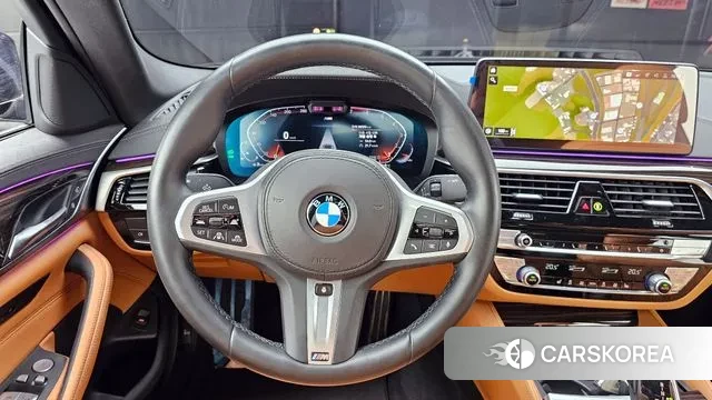 BMW 5 Series (G30) 2022 Черный из Кореи, фото 4