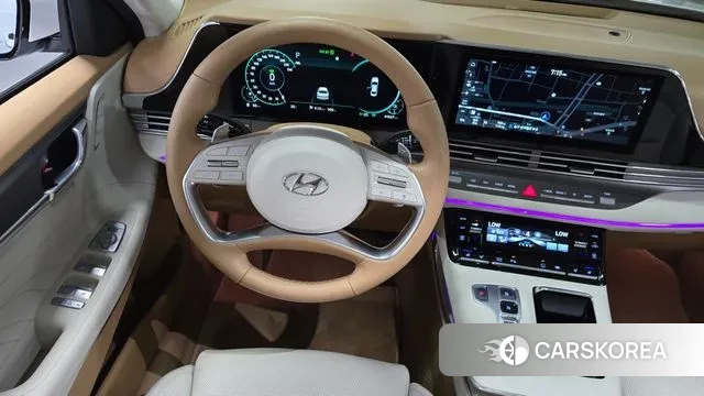 Hyundai The New Grandeur IG Hybrid 2022 Белый из Кореи, фото 4