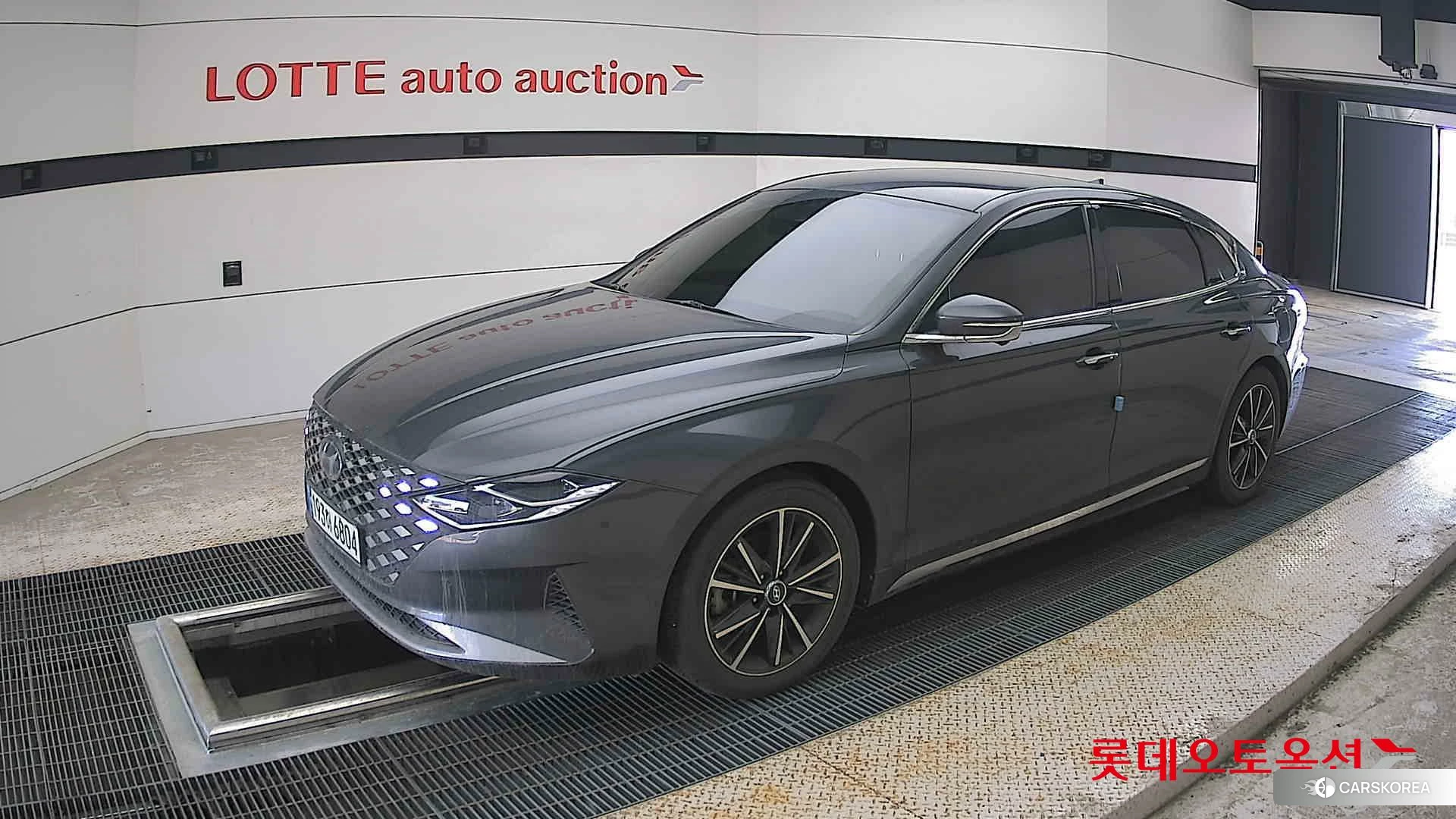 Hyundai Grandeur 2022 Nocturne Grey Metallic из Кореи, фото 4
