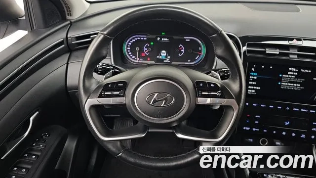 Hyundai Tucson Hybrid (NX4) 2021 Белый из Кореи, фото 4