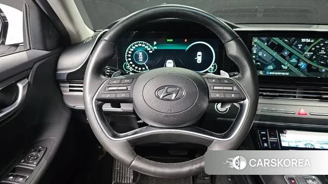 Hyundai The New Grandeur IG Hybrid 2021 Белый из Кореи, фото 4