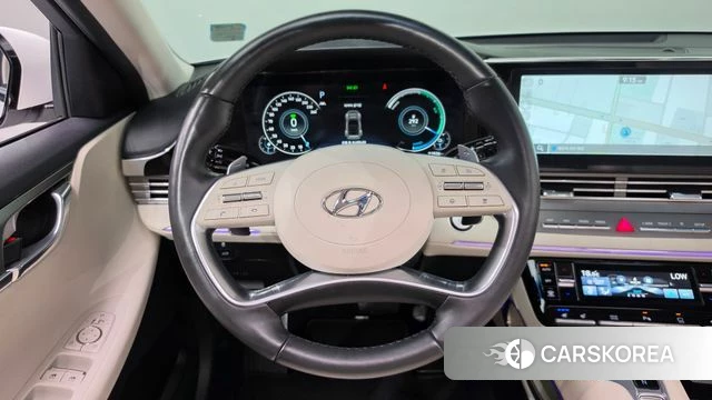 Hyundai The New Grandeur IG Hybrid 2022 Белый из Кореи, фото 4