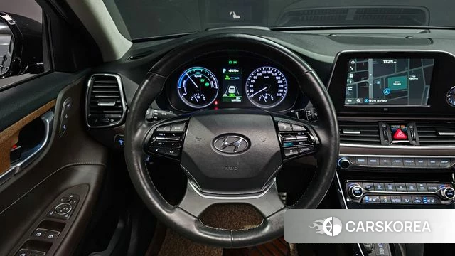 Hyundai Grandeur IG Hybrid 2019 Черный из Кореи, фото 4