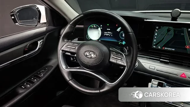 Hyundai The New Grandeur IG Hybrid 2021 Белый из Кореи, фото 4