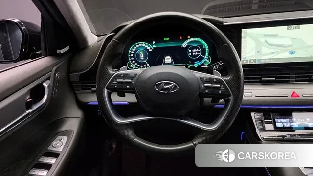 Hyundai The New Grandeur IG Hybrid 2021 Черный из Кореи, фото 4