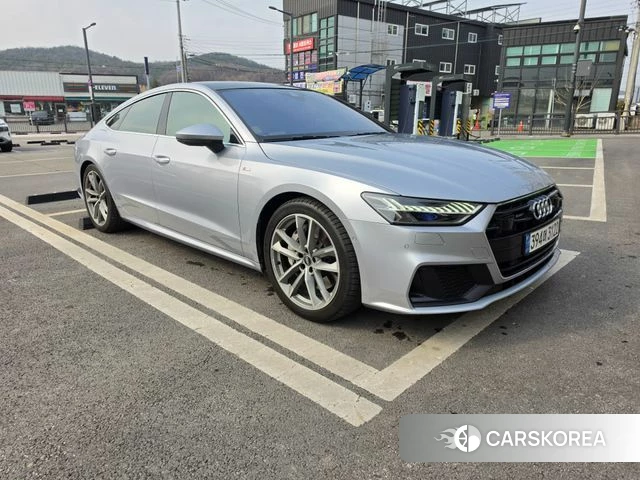 Audi A7 (4K) 2021 Серебряный из Кореи, фото 4