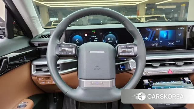 Hyundai Grandeur Hybrid (GN7) 2023 Черный из Кореи, фото 4