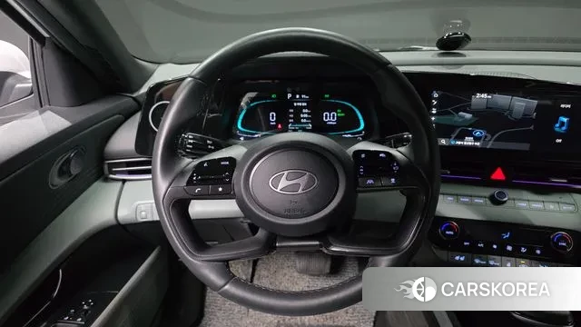 Hyundai The New Avante Hybrid (CN7) 2023 Белый из Кореи, фото 4