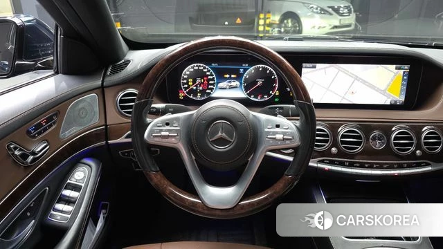 Mercedes-Benz S-Class W222 2020 Темно-зеленый из Кореи, фото 4