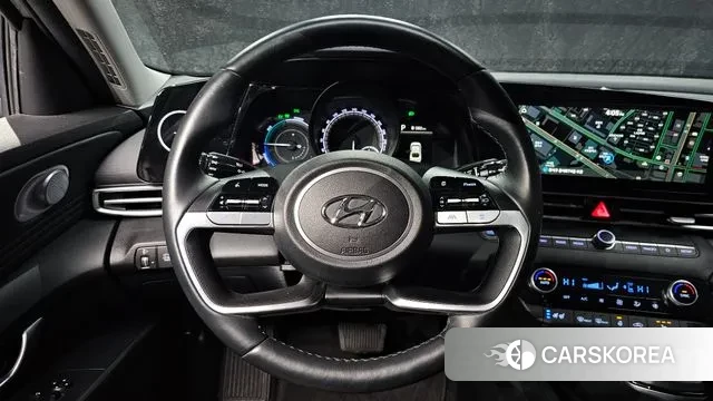 Hyundai Avante Hybrid (CN7) 2021 Серебристо-серый из Кореи, фото 4